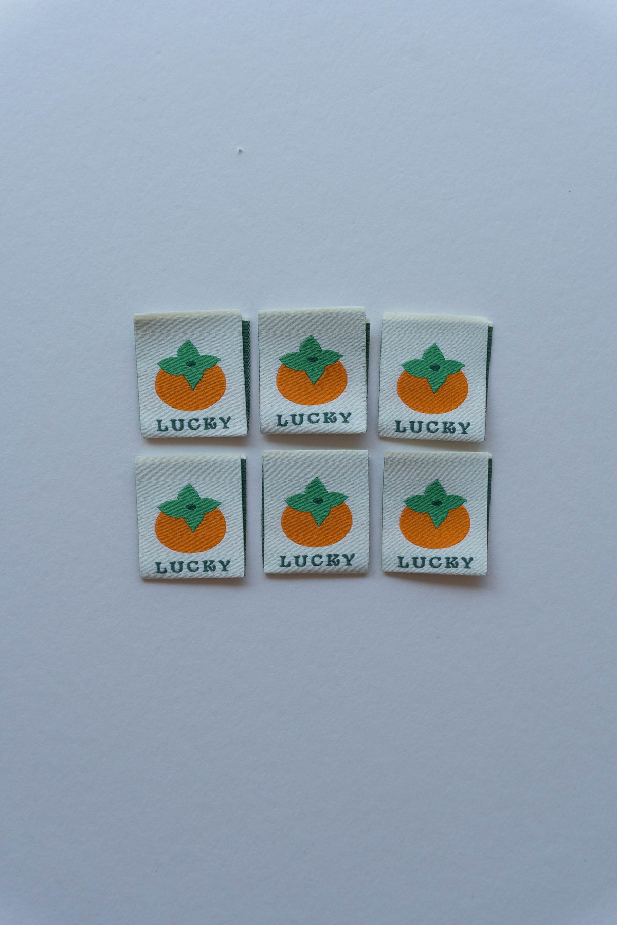 Lucky Persimmon Labels (6-pack)