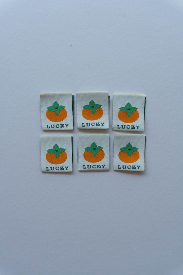 Lucky Persimmon Labels (6-pack)