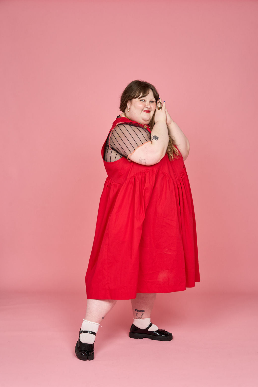 Petal Dress (Red) - Made-to-Order