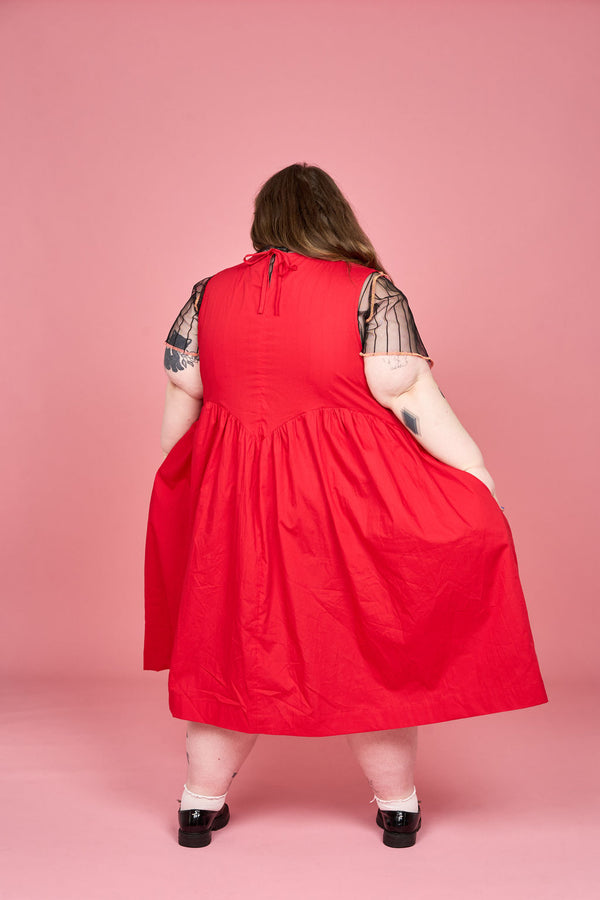 Petal Dress (Red) - Made-to-Order