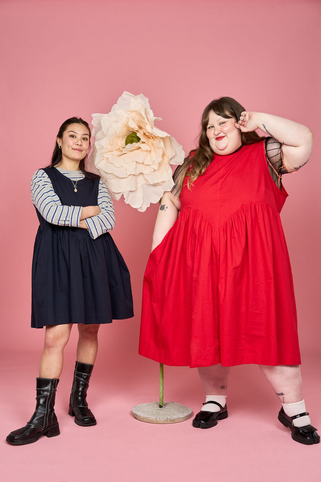 Petal Dress (Red) - Made-to-Order