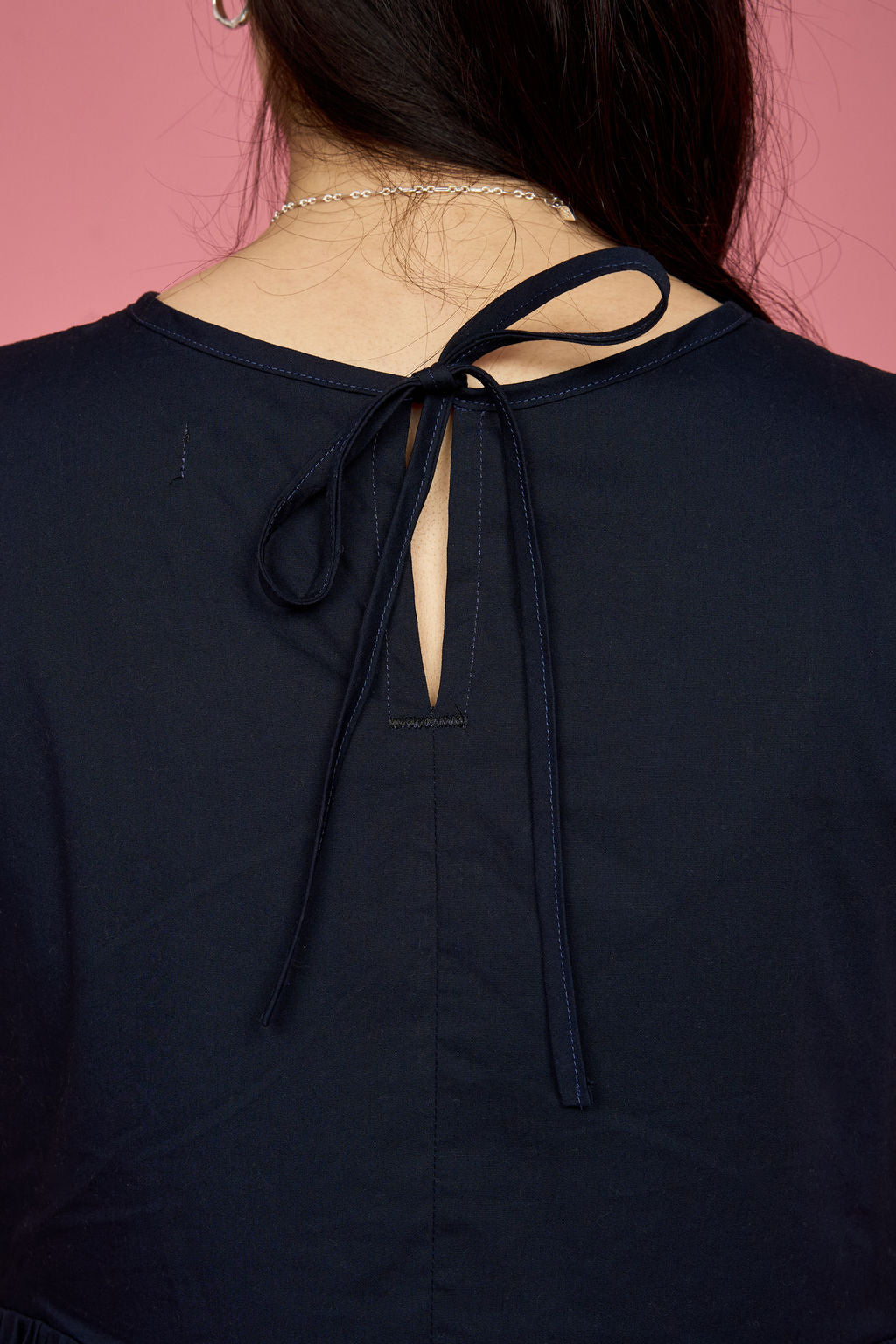 Petal Dress (Navy) - Made-to-Order