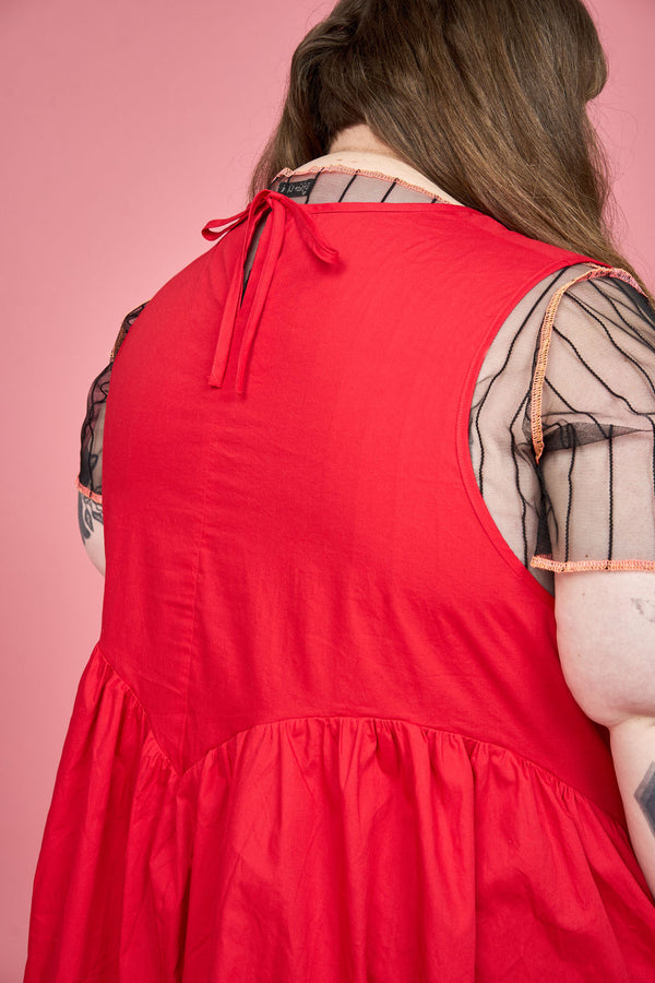 Petal Dress (Red) - Made-to-Order